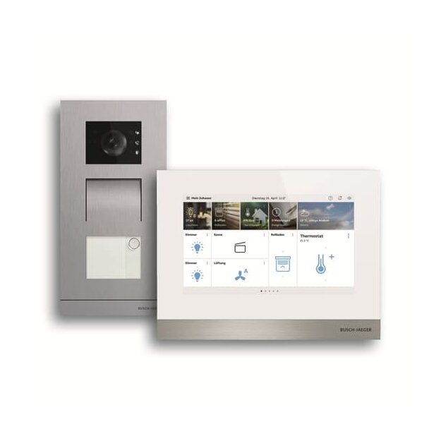 Busch-Jaeger H8-1FHA/Set Einfamilienhaus-Set Video Advanced Welcome IP Unterputz 2CKA008300A1453