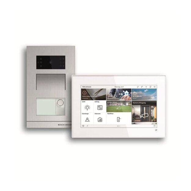 Busch-Jaeger H8-1FHB/Set Einfamilienhaus-Set Video Basic Welcome IP Aufputz 2CKA008300A1452
