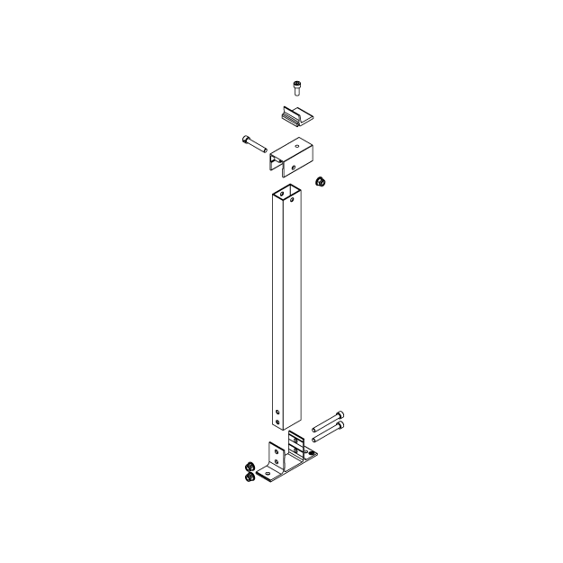 K2-Systems 2005170 GreenRoof 2.0 Stütze 576 mm