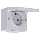 B-WARE Jung 620W SCHUKO Steckdose Schutzkontaktsteckdose Unterputz mit Klappdeckel Serie WG