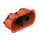 B-WARE Kaiser 5022 Hohlwand O-range ECON® 2-Fach für Rohre M16-M25 mit Trennsteg mit Geräteschrauben Ø 68/67 mm