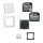 Busch-Jaeger Licht & Jalousie-Set: 62851 U-WL Dimmaktor 1-fach + 62831-U-WL Jalousieaktor +  62721/01 U-WL Smart-Switch + Busch-balance SI 1-fach Rahmen & 2505-914 Serien-Wippe