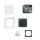 Busch-Jaeger Licht & Szenen Set: 62851 U-WL Dimmaktor 1-fach + 62721 U-WL Smart-Switch + 1721-184K future linear-Abdeckrahmen & 1786-84 Wippe Studioweiß