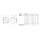 Mennekes 4454 Wanddose Cepex 16A4p9h230V IP54