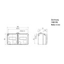 Mennekes 4419 Doppelsteckdose Cepex 16A 3p 6h 230V IP54