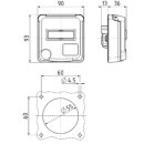 Mennekes 4584 Anbaudose Cepex 16A2p+PE 230V IP54