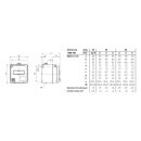 Mennekes 4576 Wanddose Cepex 16A2p+PE 230V IP54