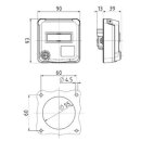 Mennekes 4577 Anbaudose Cepex 16A2p+PE 230V IP54
