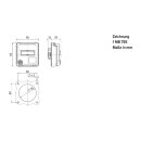 Mennekes 4581 Anbaudose Cepex 16A2p+PE 230V IP54