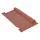 Marzari Metalldachplatte inkl. Schaumkeil MRT Typ Grande 290 rot VPE 20