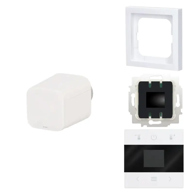 Busch-free@home Heizkörperthermostat Set mit Raumtemperaturregler