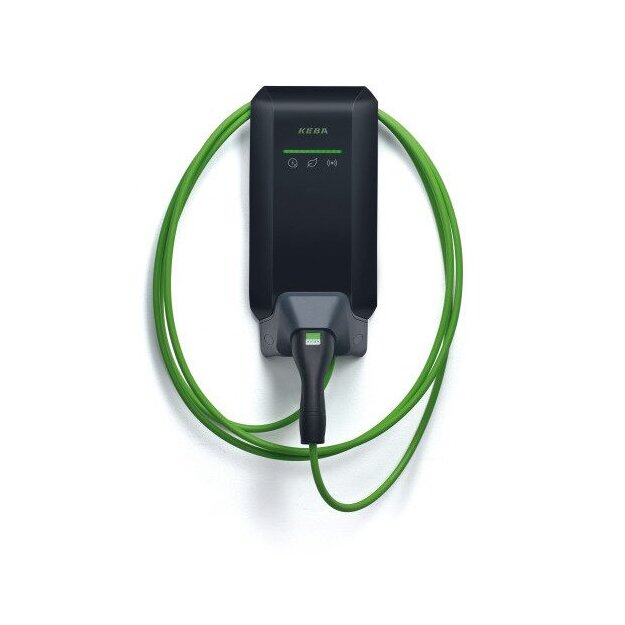 KEBA Wallbox 22kW P40 Pro black  6m RFID MID