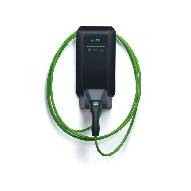 KEBA Wallbox 22kW P40 Pro black  6m RFID MID