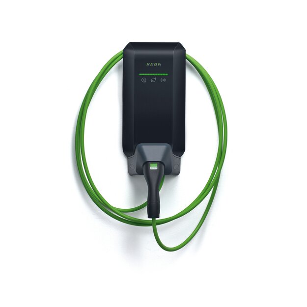 KEBA Wallbox 11kW P40 black 6m RFID MID