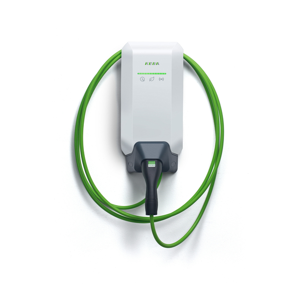 KEBA Wallbox 22kW P40 Pro white 6m RFID MID