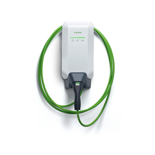 KEBA Wallbox 11kW P40 white 6m RFID MessEV