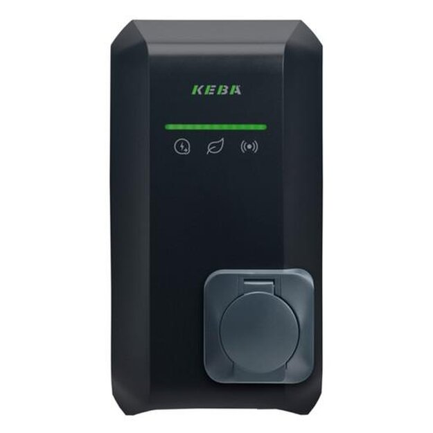 KEBA Wallbox 11kW P40 schwarz 3p, Socket, WLAN, RFID, MID