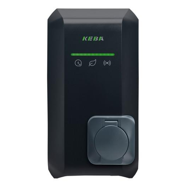 KEBA Wallbox 11kW P40 schwarz 3p, Socket, WLAN, RFID, MID