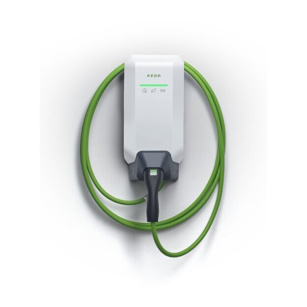 KEBA Wallbox 22kW P40 Pro white LTE 6m RFID MID