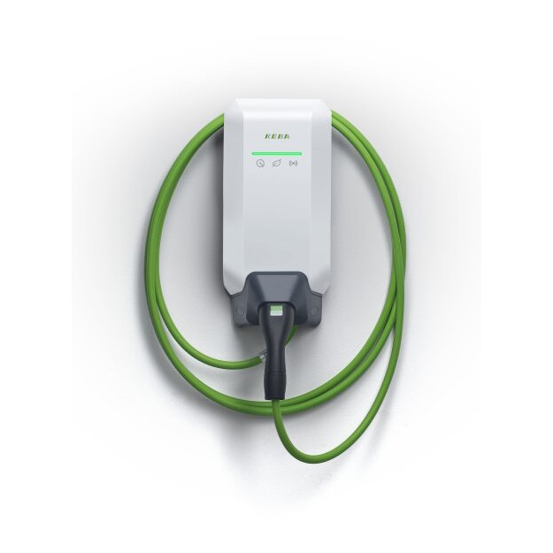 KEBA Wallbox 22kW P40 Pro white LTE 6m RFID MID