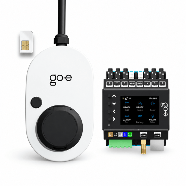go-e Wallbox Set Gemini 2.0 22 kW CH-05-22-51 + go-e Controller CH-30-01