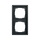 Gira 0212173 Abdeckrahmen 2f Gira F100 Anthrazit