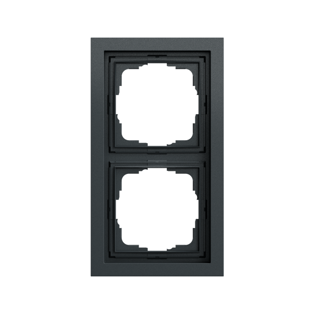 Gira 021273 Abdeckrahmen 2f Gira F200 Anthrazit