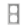 Gira 021276 Abdeckrahmen 2f Gira F200 Grau matt