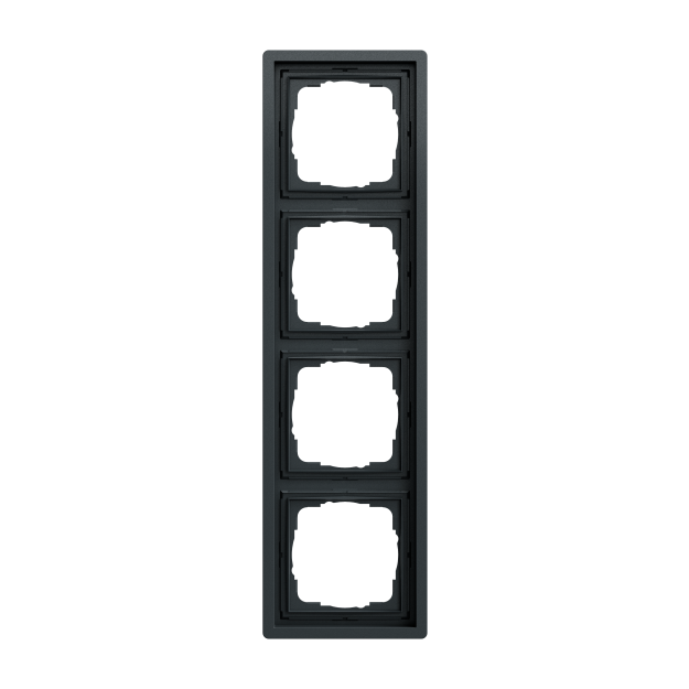 Gira 0214173 Abdeckrahmen 4f Gira F100 Anthrazit