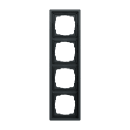 Gira 0214173 Abdeckrahmen 4f Gira F100 Anthrazit