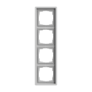 Gira 0214176 Abdeckrahmen 4f Gira F100 Grau matt