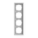 Gira 021476 Abdeckrahmen 4f Gira F200 Grau matt