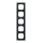 Gira 0215173 Abdeckrahmen 5f Gira F100 Anthrazit