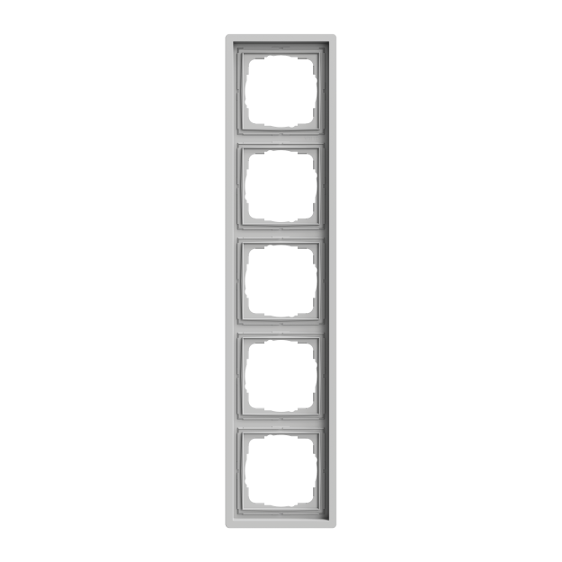 Gira 0215176 Abdeckrahmen 5f Gira F100 Grau matt