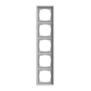 Gira 0215176 Abdeckrahmen 5f Gira F100 Grau matt