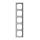 Gira 0215176 Abdeckrahmen 5f Gira F100 Grau matt