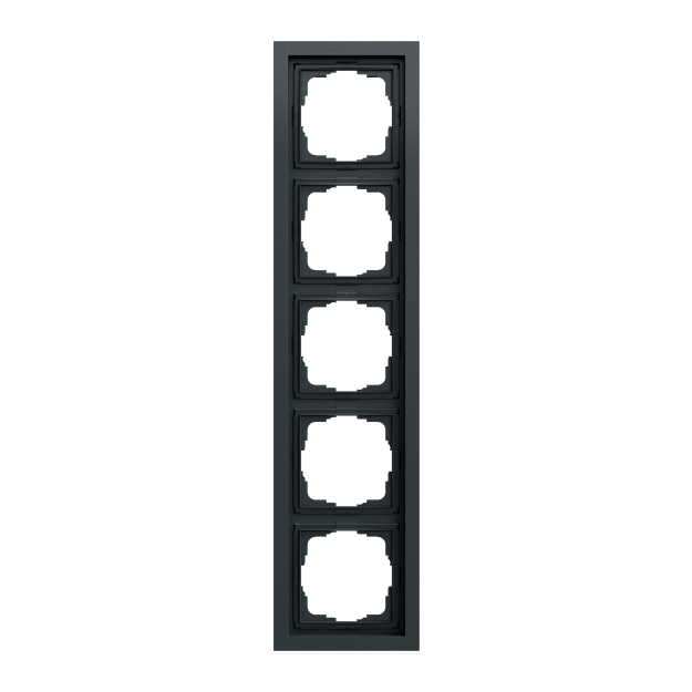 Gira 021573 Abdeckrahmen 5f Gira F200 Anthrazit