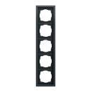 Gira 021573 Abdeckrahmen 5f Gira F200 Anthrazit