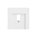 Gira 027672 Abdeckung TAE USB System 70 Reinweiß matt