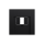 Gira 027674 Abdeckung TAE USB System 70 Schwarz matt