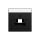 Gira 028474 Abdeckung BSF UAE/IAE + Netzwerk System 70 Schwarz matt