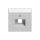 Gira 028476 Abdeckung BSF UAE/IAE + Netzwerk System 70 Grau matt