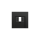 Gira 037674 Abdeckung USB-Spannungsvers. PD System 70 Schwarz matt