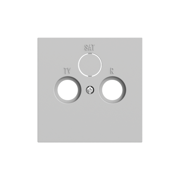Gira 086976 Abdeckung Koaxial-AntennenSteckdose System 70 Grau matt