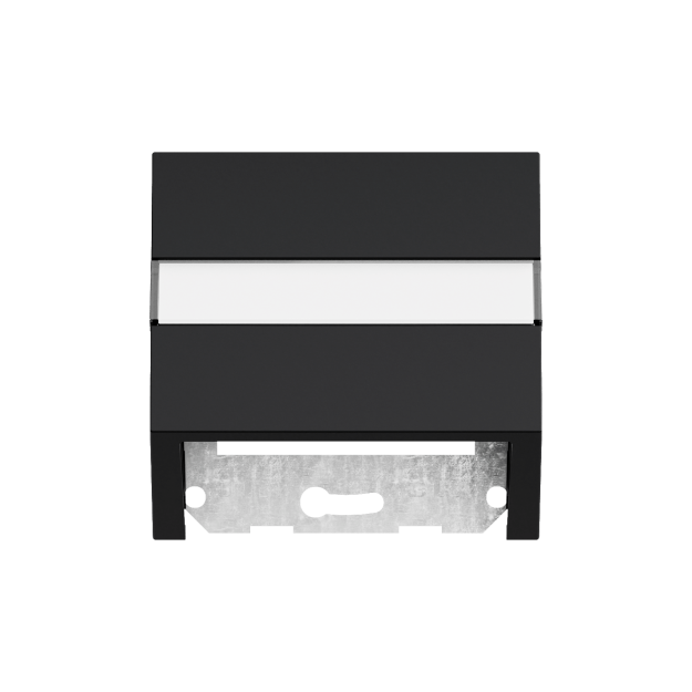 Gira 087074 Datenhaube Tragring + BSF System 70 Schwarz matt