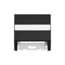 Gira 087074 Datenhaube Tragring + BSF System 70 Schwarz matt