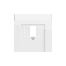 Gira 087670 Abdeckung BSF TAE USB System 70 Reinweiß