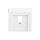 Gira 087672 Abdeckung BSF TAE USB System 70 Reinweiß matt
