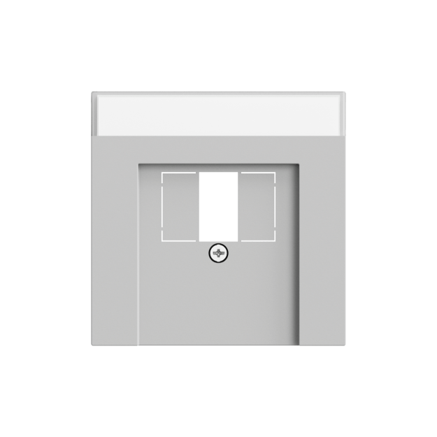Gira 087676 Abdeckung BSF TAE USB System 70 Grau matt
