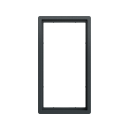 Gira 1002173 Abdeckrahmen 2f o.M. Gira F100 Anthrazit